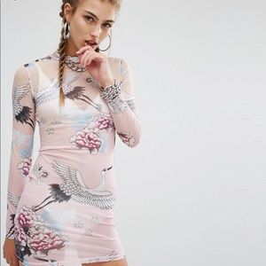 Transparent Second skin sheer mini dress
